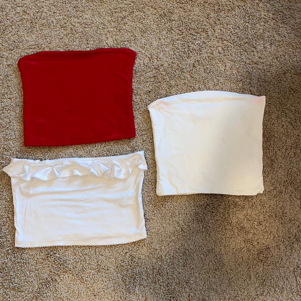 Brandy Melville (one size) & Forever 21 (size L)